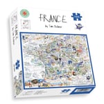 Map of France Jigsaw 1000 Piece Puzzle