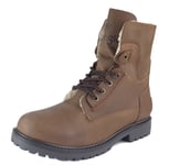 Wrangler Aviator Warm Fleece Leather Chestnut Tan Mens Lace Up Boots - Size UK 9