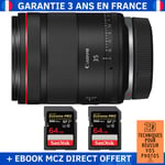 Canon RF 35mm f/1.4 L VCM + 2 SanDisk 64GB Extreme PRO UHS-II SDXC 300 MB/s + Ebook '20 Techniques pour Réussir vos Photos' - Objectif Canon RF