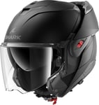 SHARK, Casque Moto Modulable OXO Blank Black Mat KMA, S