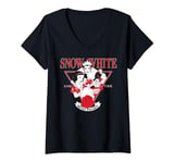 Disney Snow White Evil Queen Edgy Rose T-Shirt avec Col en V