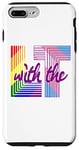 Coque pour iPhone 7 Plus/8 Plus L avec le T LGBTQ+ trans rights lesbian pride solidarity