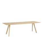 HAY - CPH30 2.0 Table Lacquered Oak Frame L250 X W90 X H74  Lacquered Oak Veneer Tabletop Lacquered Edge - Spisebord - Ronan & Erwan Bouroullec - Tre farget - Tre