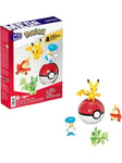 MEGA Construx - Pokeball 5 Pack - Paldea Partners (4 new figs + ball) - Scarlet & Violet