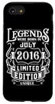 iPhone SE (2020) / 7 / 8 Birthday July 2016 Year Limited Edition Unique Legends Case