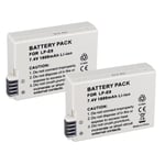 2X Batteries 1800Mah Pour Canon Lp-E8 550D 600D 650D 700D X4 X5 X6I X7I T4I T5I