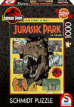 Schmidt Game 58580, 30 Ans Jurassic Park, Life Finds a Way Puzzle 1000 pièces, Multicolore