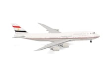 herpa Boeing 747-8 BBJ - Egypt Government Miniature à l'échelle 1/500 - Modèle de Collection - Modèle sans Pied - Métal