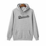 (HW0092purppura-XXL）Hupparit Miesten Hip Hop DREAMVILLE J Cole Logo Hupullinen Prey Letter