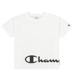 Crewneck t-paita champion legacy naiset white 114431ww001