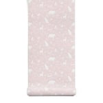 Forest Animals Tapet Non-Woven, Rosa