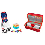 Osmo - Genius Starter Kit for Fire Tablet -Ages 6-10 - Math, Spelling, Creativity & More - STEM Toy iPad Base Included, 5 Educational Learning Games Grab & Go Small Storage Case