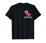 Wine & Dinosaurus Dinosaur Winosaur Wineosaurus Funny Wine T-Shirt