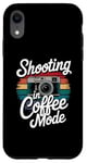 iPhone XR Shooting In Coffee Mode Photographer Camera Case