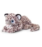 Keel Toys KEELECO - Peluche 100% recyclée - Jouet écologique pour Enfant - Peluche Léopard des neiges 65cm - SE2084