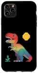 iPhone 11 Pro Max Pixel Dinosaur Retro Style - 8-Bit Dino Graphic Case