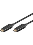 Pro HDMI 2.0 360° - Skærmkabel - 5m - Sort