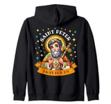 Saint Peter Keys to the Kingdom Catholic Saint for Kids Zip Hoodie