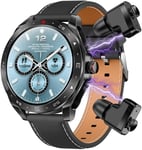 Montres Intelligentes 2 - En - 1 Tws Bluetooth Écouteurs Cardiofréquencemètre Fitness Tracker 100 + Modes Sportifs 1,52 ""Smartwatch Pour Hommes Et Femmes (Noir B)