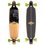 Osprey | Longboard Double Pointe 99,1 cm, Skateboard Complet, 7 Plis, érable Canadien, pour Enfants, Adultes et débutants, cavité, Plusieurs Couleurs