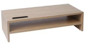 Wooden Monitor Stand, Oak - MP1009