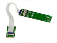 KALEA-INFORMATIQUE Adaptateur Mini PCIe pour SSD de Mac 28 pin 12+16 Broches vers MiniPCIe, Compatible SSD année 2013 2014 2015 2016 2017 et Plus