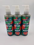 3 X 400ml Aloe Vera & Tea Tree Hand Wash 400ml (Faith in Nature)