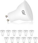 GY GU10 LED Bulbs Cool White 6500K 8W 800lm Energy Saving Wide Beam, Pack of 12