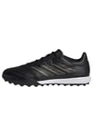 adidas Mixte Copa Pure II League Football Boots Turf, Core Black/Carbon/Gold Metallic, 39 1/3 EU