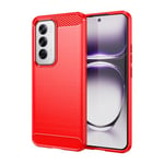 Oppo Reno 12      Carbon Fibre Case    [Red]