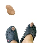 Roliga skor tår charm Clog Decor, Crocs tillbehör Onormalt formade tå skor Decor Charms för Gag rolig present, 100% ny