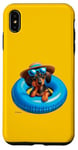 Coque pour iPhone XS Max P.D.Moreno Flotteur gonflable pour piscine Motif teckel