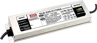 Driver de LED Mean Well ELG-240-C1750B-3Y à courant constant 239.75 W 1750 mA 69-137 V/DC fonction dimmeur 3 en 1, di