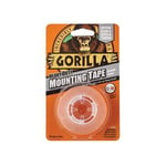 Gorilla Glue Gorilla Heavy-Duty Mounting Tape 25.4mm x 1.52m Crystal Clear GRGG