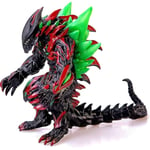 Godzilla Figur King Of The Monsters, 34,3 cm från huvud till svans, 20,3 cm hög, rörliga leder Action Movie Series Mjuk Vinyl, bärväska