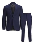 JACK & JONES Combinaison Jprcosta Costume, Medieval Blue/Fit:Super Slim Fit, 52 Homme