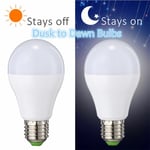 Dusk  Dawn Bulb 7W LED Bulb Light Sensor Auto On/Off ES E27 Energy Saving