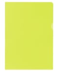 ELBA pochette transparente Premium, A4, PVC, clair, jaune