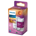 Philips Led Gu10 Spot 35w Dimbar Warmglow 230lm White