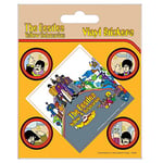 Pyramid International Autocollants en vinyle The Beatles (Yellow Submarine) - Papier - Multicolore - 10 x 12,5 x 1,3 cm