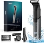 KENSEN Body Hair Trimmer Men 2in1, Safe Mens Body Shaver for Pube Intimate, Hair