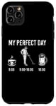 Coque pour iPhone 11 Pro Max My Perfect Day Coffee Metal Detector Beer