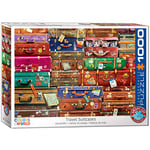 Eurographics 6000-5468 Travel Suitcases Puzzle de 1000 pièces, Multicolore, 19,25" x 26,5"