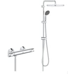 Vitalio Start System 250 Cube Colonne de Douche + Mitigeur thermostatique Precision Flow (34840000-VITALIO1) - Grohe