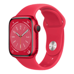 Apple Watch Series 8 4G - Aluminium/Sport Band 45 mm / Helt ny / Röd