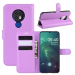 Nokia 6.2/7.2      Pu Wallet Case    [Purple]