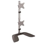 StarTech.com Vertical Dual Monitor Stand - Ergonomic Desktop Stacked Two Moni...