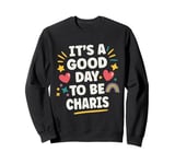 CHARIS Personalized Retro Girls Custom CHARIS Name Sweatshirt