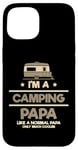 Coque pour iPhone 15 Camping-car glacière Nature Lover Camping Papa Like Normal Papa