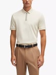 BOSS Zip Neck Slim Fit Polo Shirt